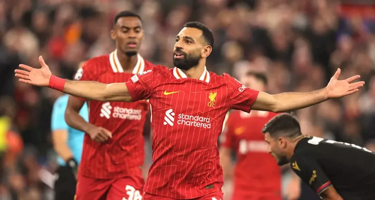 Pujian Arne Slot Untuk Salah yang Bawa Liverpool Sikat Bologna: Fantastis!