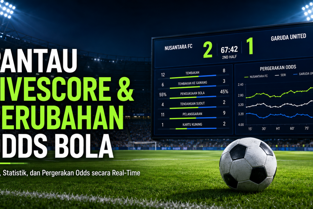 Pantau Livescore Asianbookie dan Perubahan Odds Bola